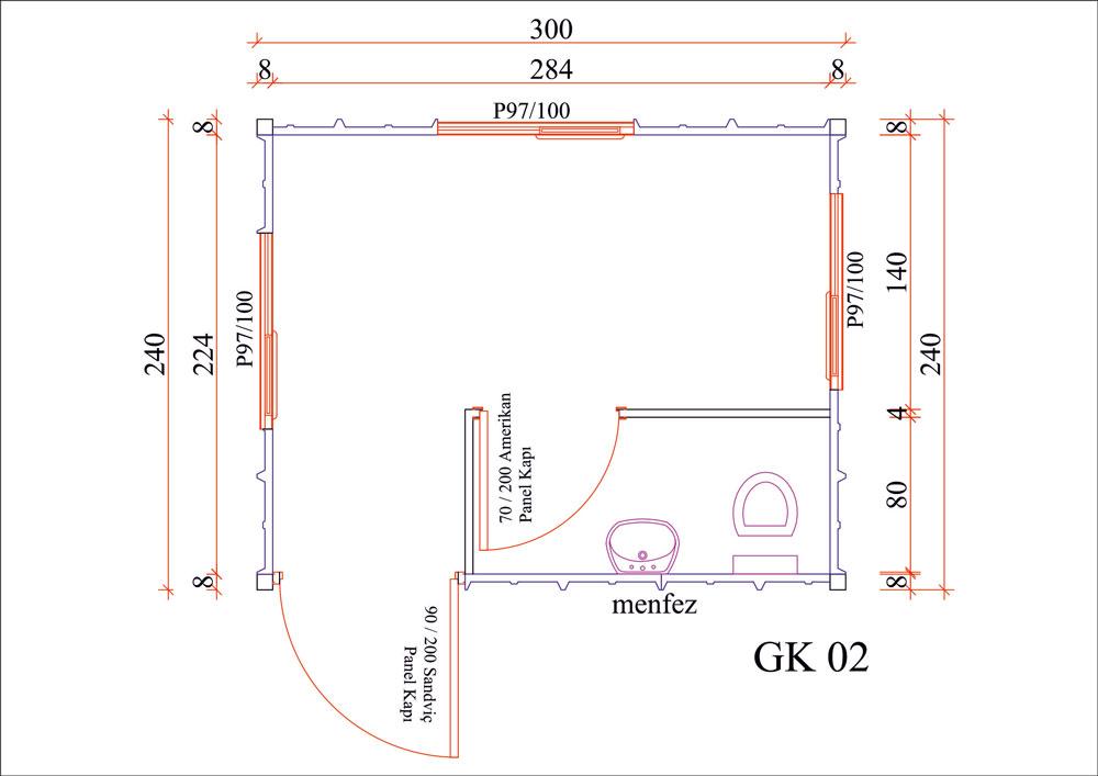 Güvenlik Konteyneri Model 02 Tekirdağ