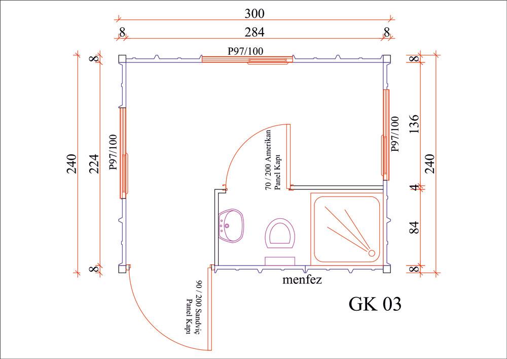 Güvenlik Konteyneri Model 03 Tekirdağ