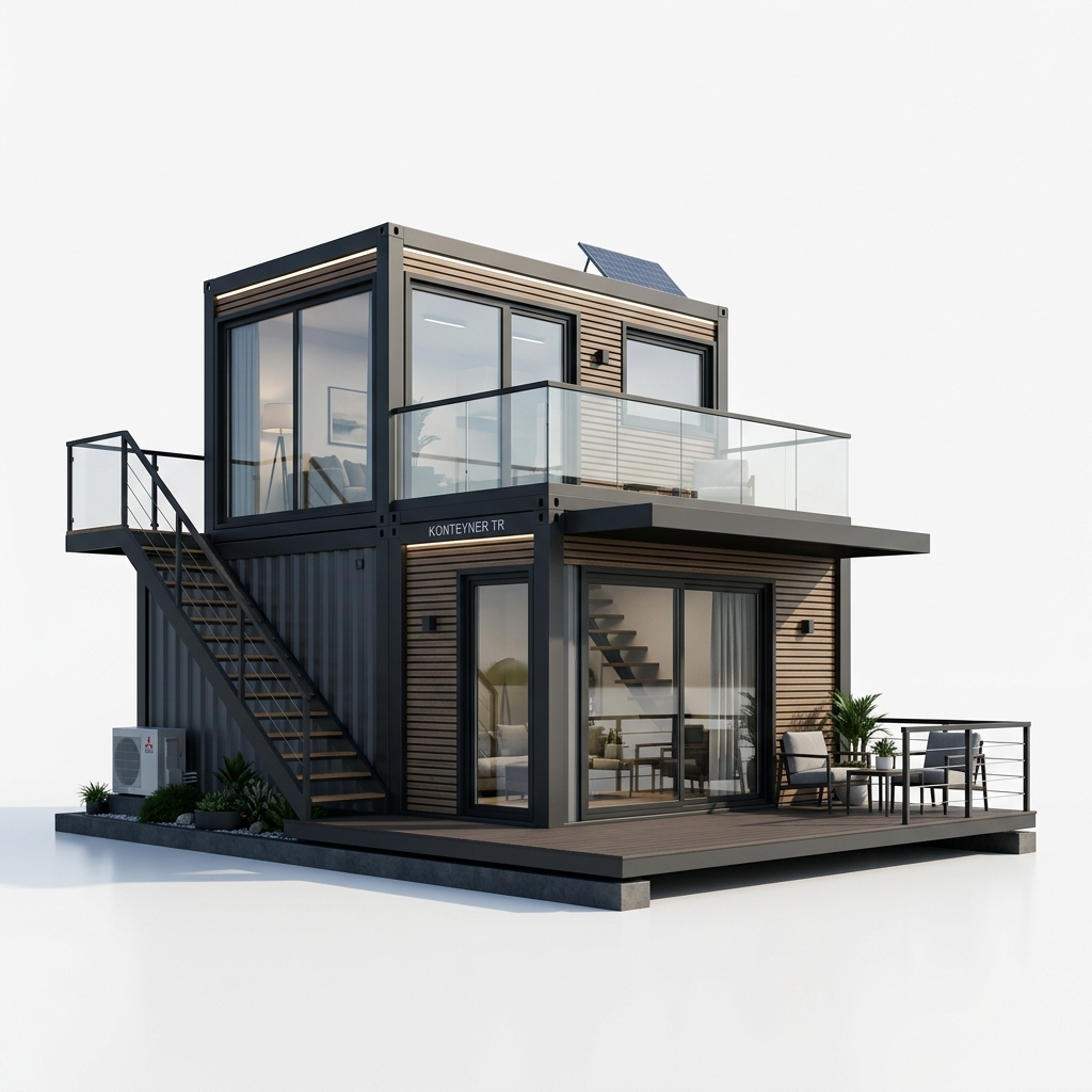 3x7 İki Odalı Konteyner Tam Takım Paketi